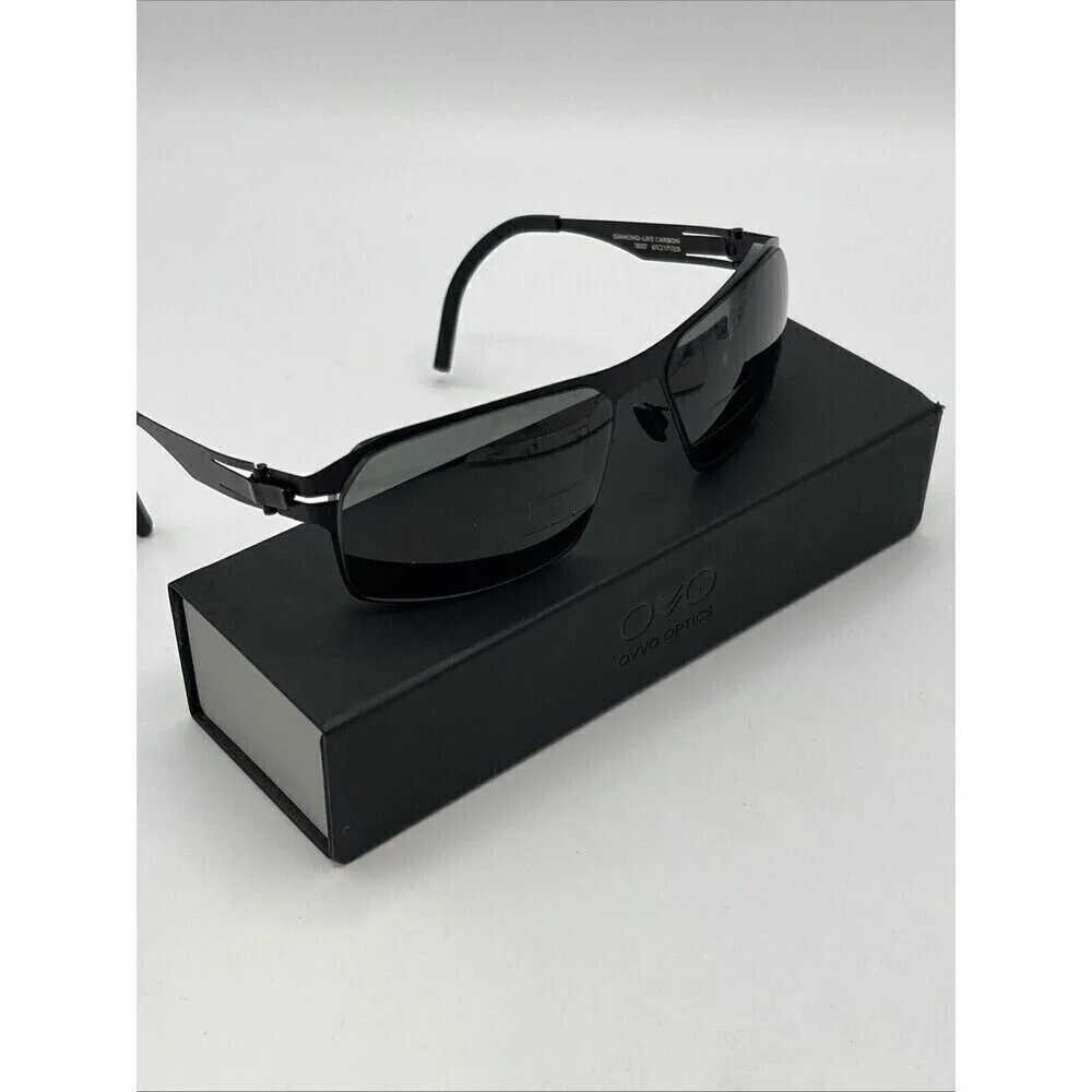 Ovvo Optics Graphite Sunglasses Style Titan 3837 Diamond Like Carbon Excellent
